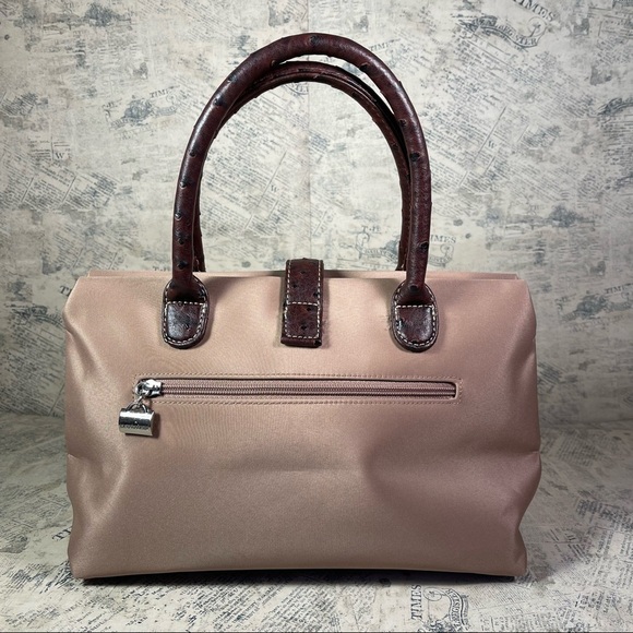 LA BAGAGERIE  Nylon & Leather Trim Tote Bag - Picture 3 of 14